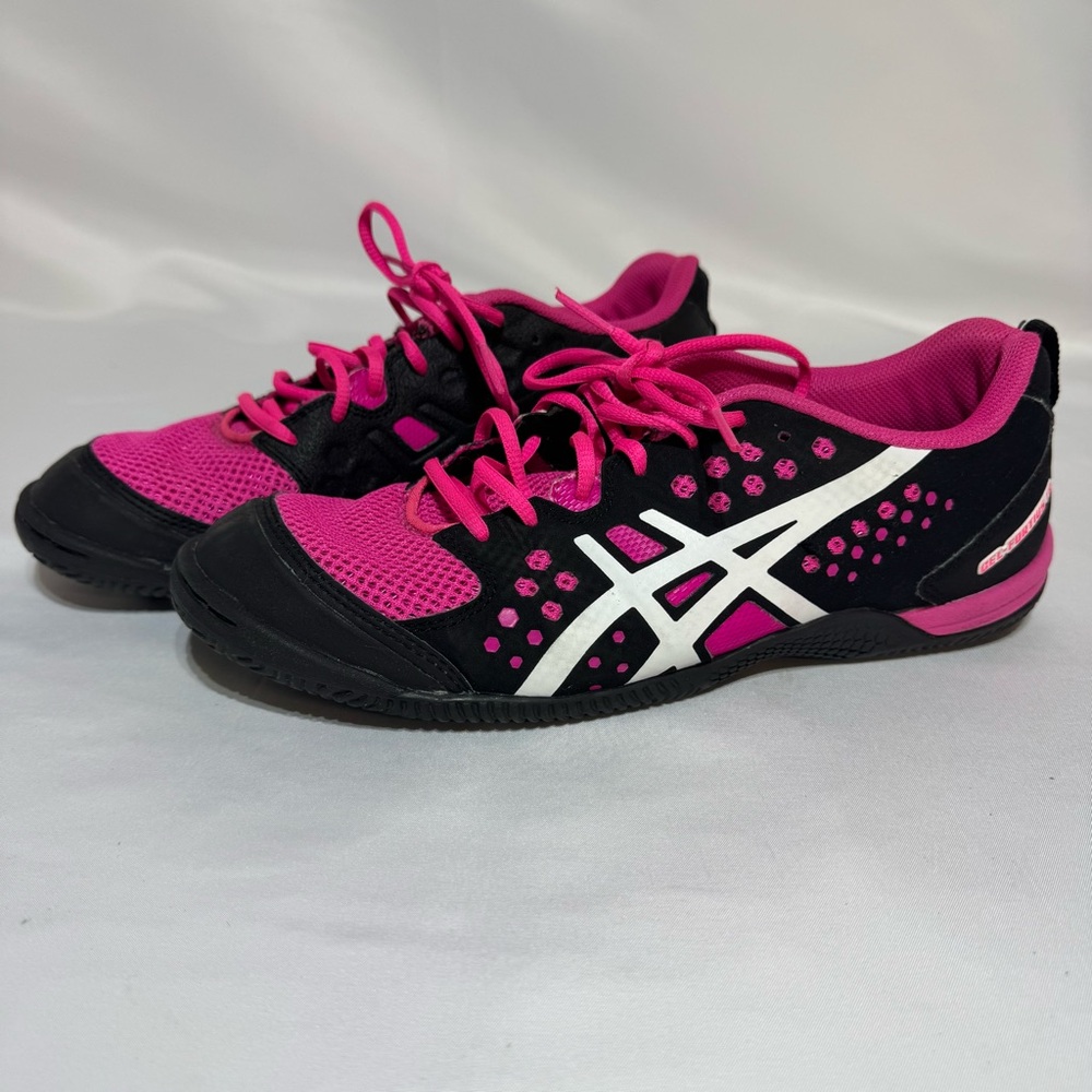 Asics Womens Gel-Fortius TR Running Shoes Black Pink Athletic‎ Trainers Size 8.5